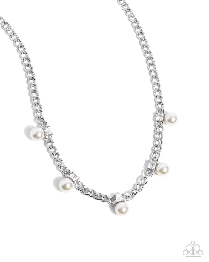 Paparazzi Jewelry Necklaces Paparazzi Necklace Pearl Pedestal White Paparazzi Jewelry Necklaces Paparazzi Necklace Pearl Pedestal White