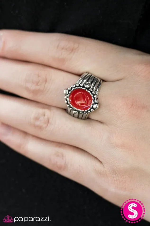 Paparazzi Jewelry Rings Paparazzi Ring Paint Nite Red