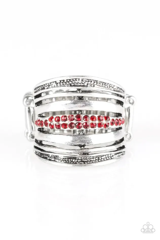 Paparazzi Jewelry Rings Paparazzi Ring Paramount Shimmer Red