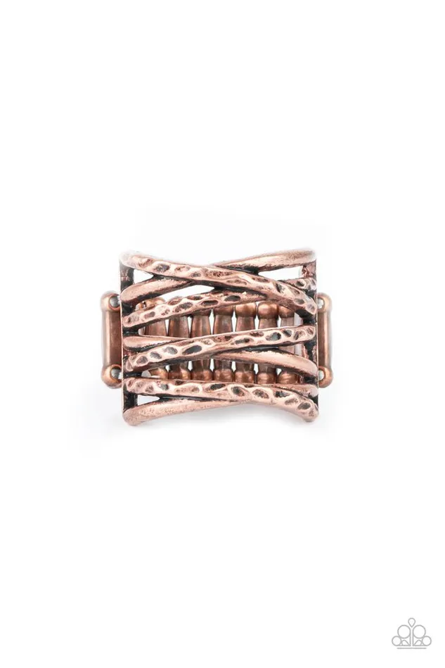 Rings Paparazzi Ring Switching Gears Copper Paparazzi Jewelry Rings Paparazzi Ring Switching Gears Copper Paparazzi Jewelry