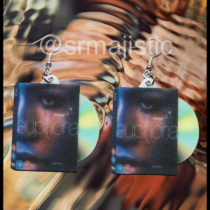 Sam Makes Things Euphoria 2019 TV DVD 2D detailed Handmade Earrings Earrings
