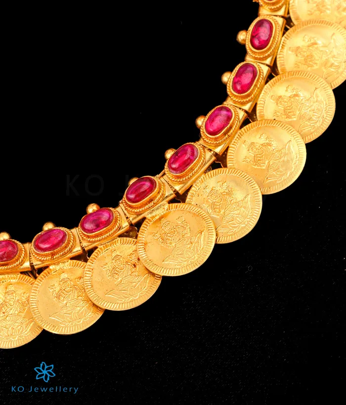 Silversmith Necklaces The Dharaa Antique Silver Kasumala Coin NecklaceWaistbelt