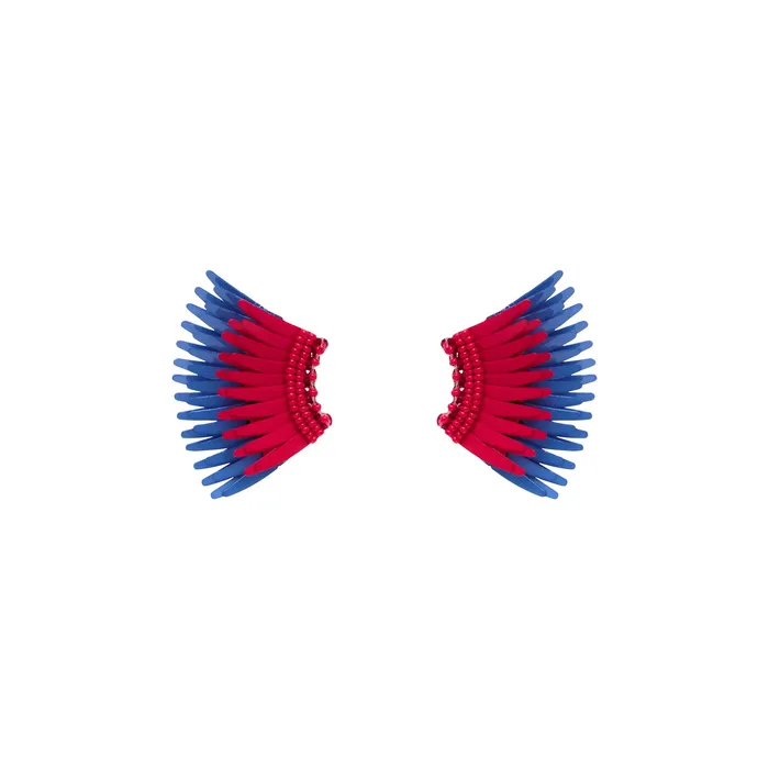 Earrings Mignonne Gavigan Mini Madeline Earrings Red Blue