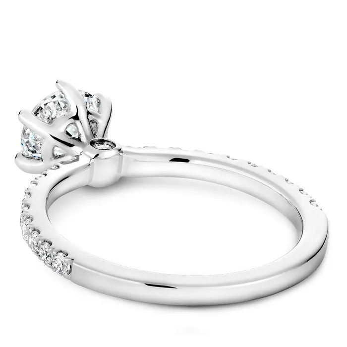 International Diamond Center Rings Noam Carver White Gold 6Prong Diamond Engagement Ring Setting 035 CTW