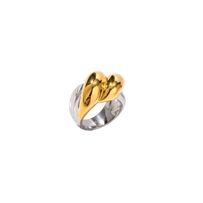 Mixed Metal Cable Ring VibeSzn Rings