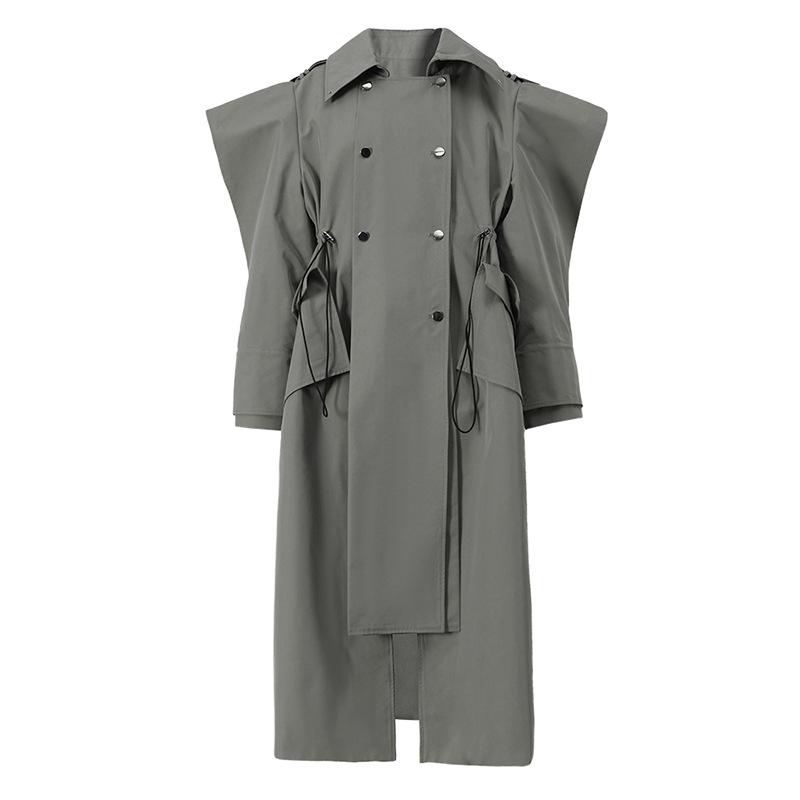 Coats, Trench Coats | Womens Sleeveless double-breasted trench coat Clothing Coats, Trench Coats