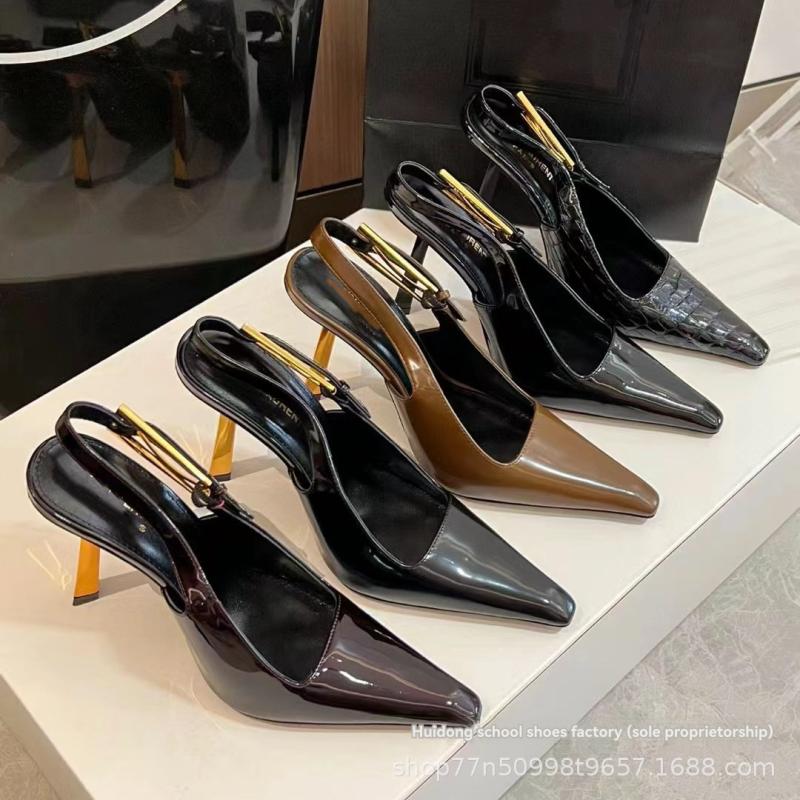 Pumps | Womens Patent leather slingback Pumps Pumps